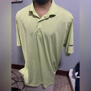 Vibrant Striped Polo Shirt for Men